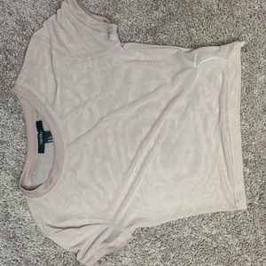 See-through crop top